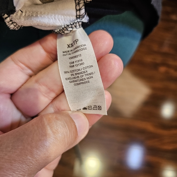 Garage black with side white stripe stretch knit bodycon mini dress size S US - Picture 5 of 7